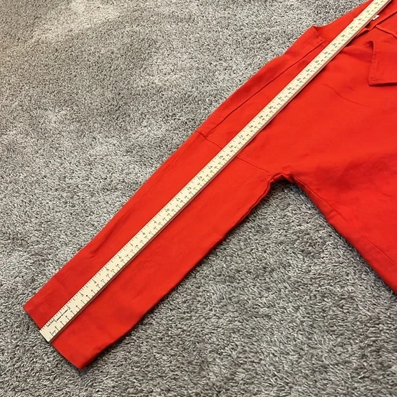 EILEEN FISHER Coral Organic Linen Jacket LARGE Oversize Top Capsule Large L - Picture 13 of 16